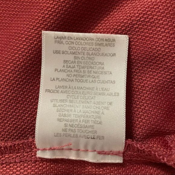 Alfred Dunner ~ pink embroidered zip front jacket ~ size 16 - Picture 7 of 8